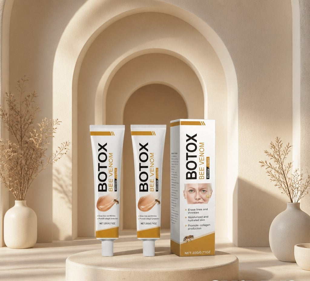 CREMA DE BOTOX VENENO DE ABEJA 2X1 Reduce la Apariencia de Arrugas y Consigue una Piel Más Firme