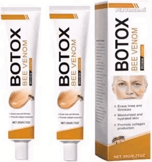 CREMA DE BOTOX VENENO DE ABEJA 2X1 Reduce la Apariencia de Arrugas y Consigue una Piel Más Firme