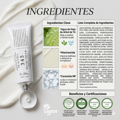Crema Dr. Althea 345 Relief | Repara la Barrera de la Piel y Elimina Manchas de Acné
