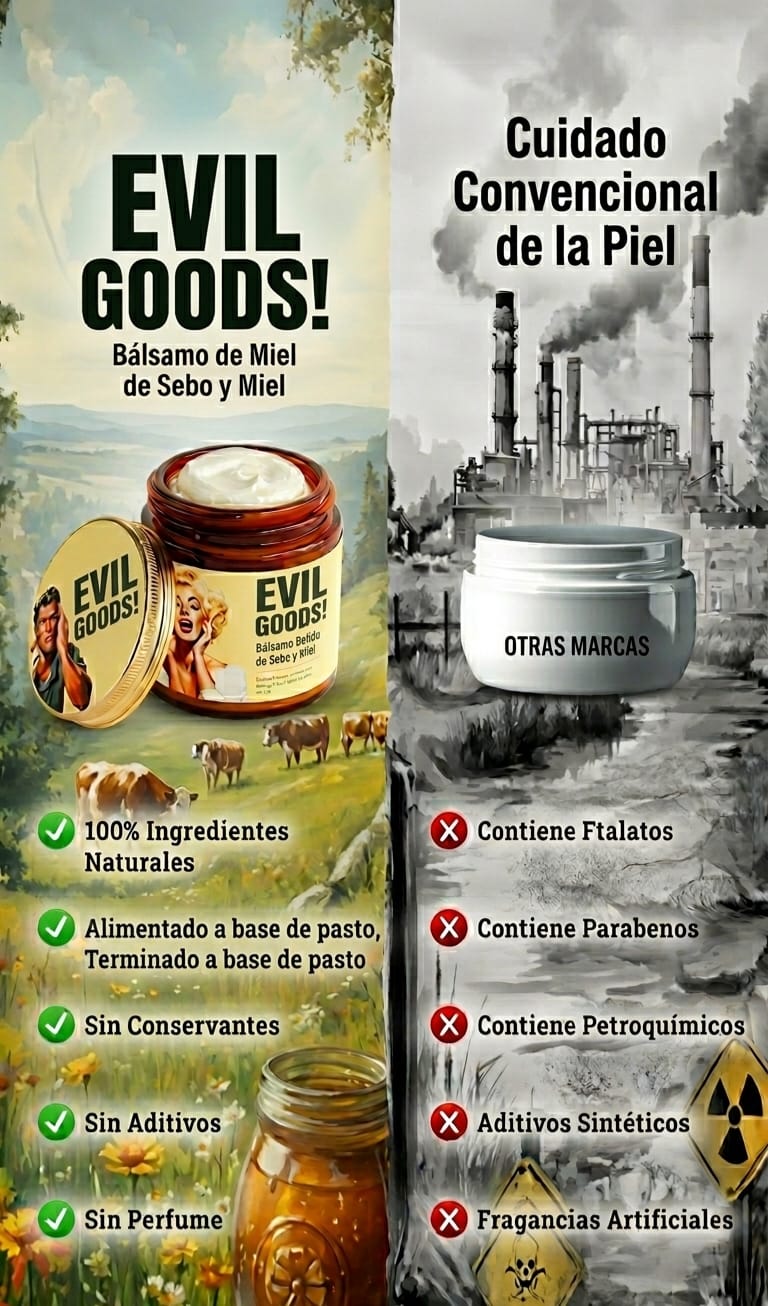 LLEVA 1 Y RECIBE UNO GRATIS Evil Goods! El Secreto Ancestral para una Piel Radiante