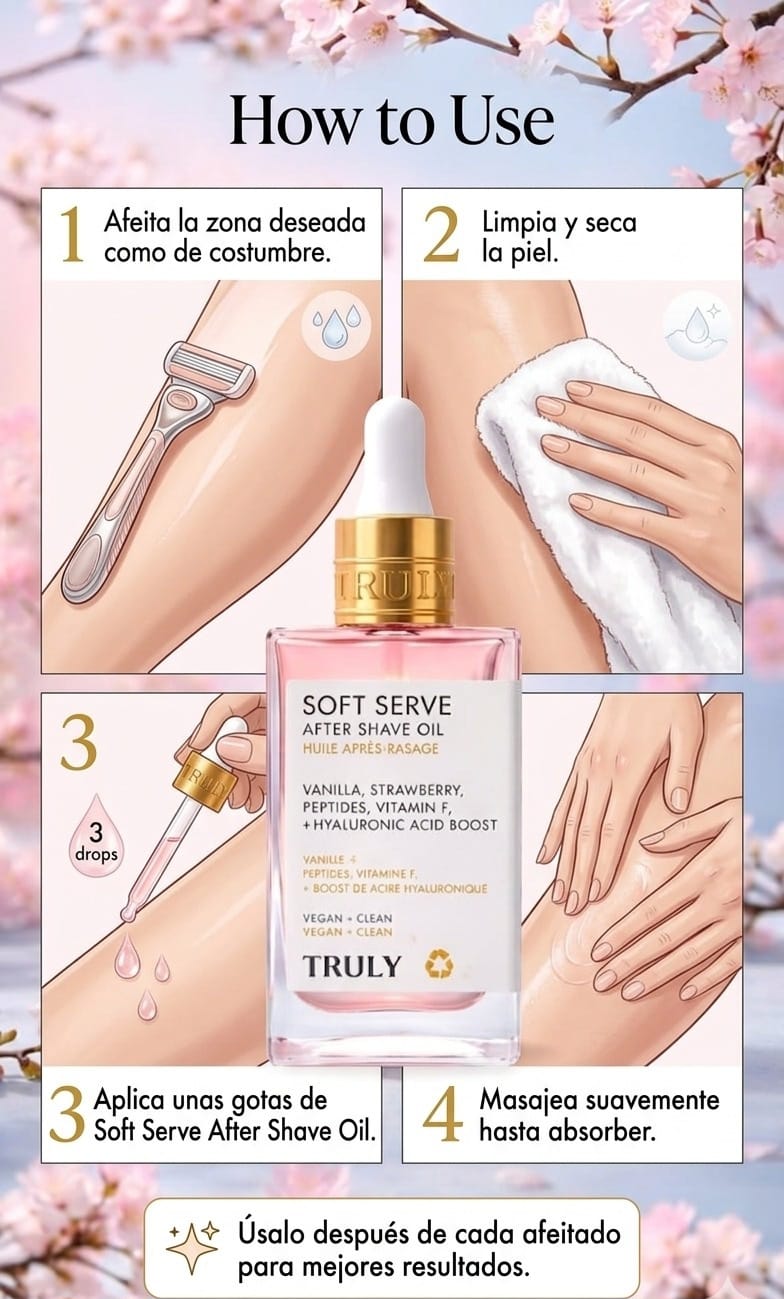 Aceite Post-Afeitado Truly | ¡Hoy con 20% de DESCUENTO! ✨