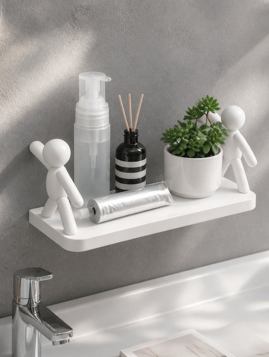 Organizador Adhesivo para Baño y Cocina — Sin Taladro, Sin Complicaciones
